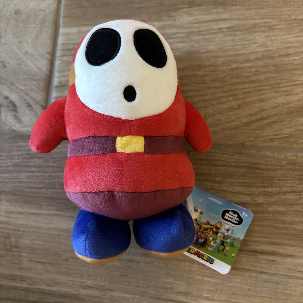 New Nintendo Super‎ Mario ALL STAR Plush SHY GUY 6" NWT Officially Licensed